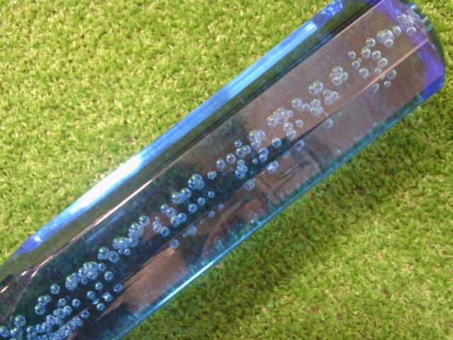 メーカー不明 200mmクリスタルシフトノブ ブルー