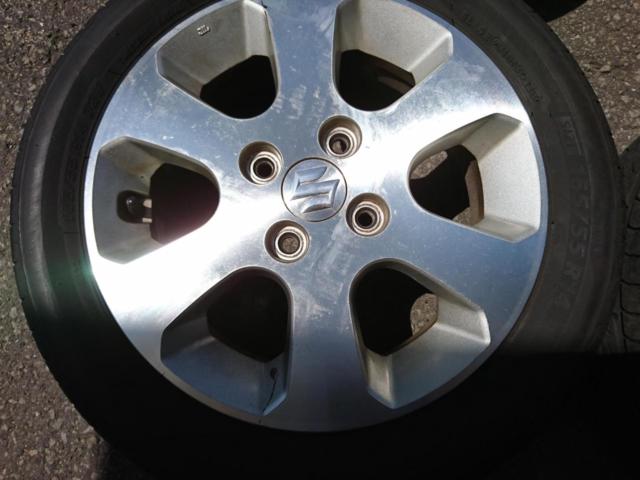 スズキ ワゴンR/MH21純正ホイール + BRIDGESTONE NEXTRY