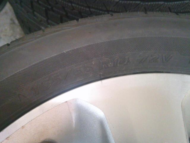スズキ ワゴンR/MH21純正ホイール + BRIDGESTONE NEXTRY