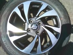 YOKOHAMA iceGUARD iG70 + スズキ ソリオバンディット純正 ホイール