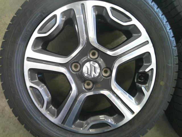 DUNLOP
WINTERMAXX
WM03
+
SUZUKI
Hustler original wheel