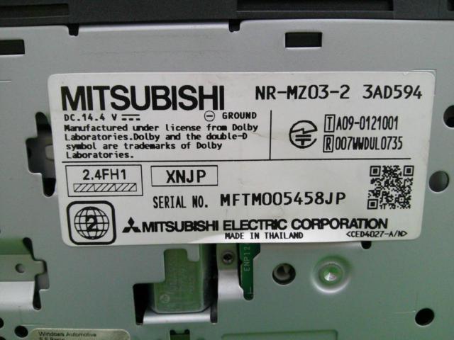MITSUBISHI
NR-MZ03-2