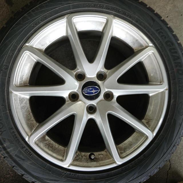 【H倉庫】YOKOHAMA iceGUARD iG70 + スバル レヴォーグ純正ホイール