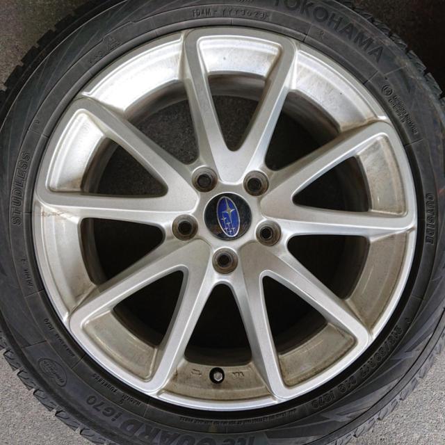 【H倉庫】YOKOHAMA iceGUARD iG70 + スバル レヴォーグ純正ホイール