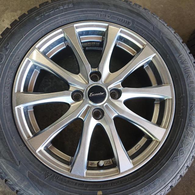 【H倉庫】DUNLOP WINTERMAXX WM02 + HOT STUFF Exceeder E07