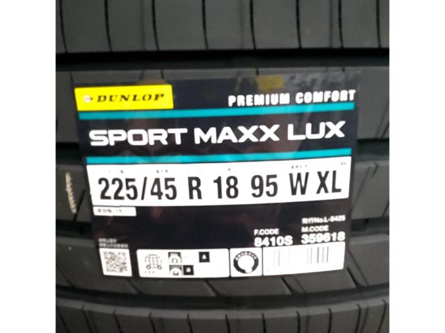 DUNLOP
SPORT
MAXX
LUX
225 / 45R18