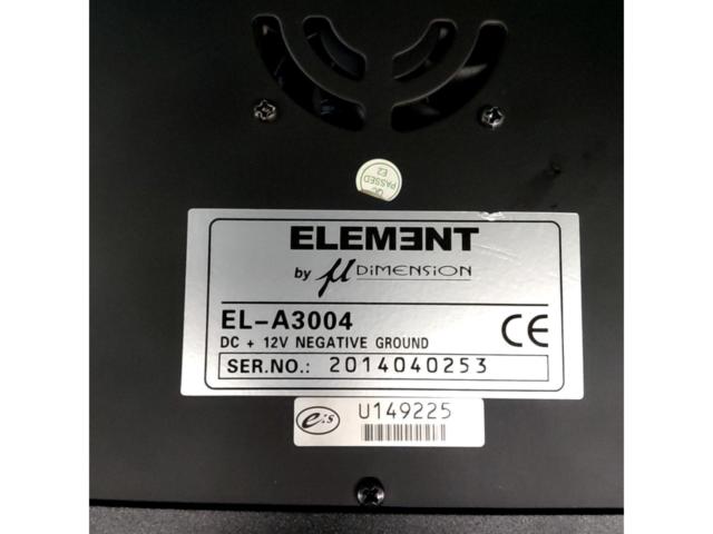 μ-DIMENSION ELEMENT EL-A3004 4chパワーアンプ