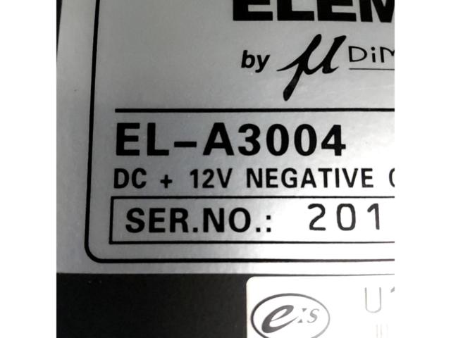 μ-DIMENSION ELEMENT EL-A3004 4chパワーアンプ