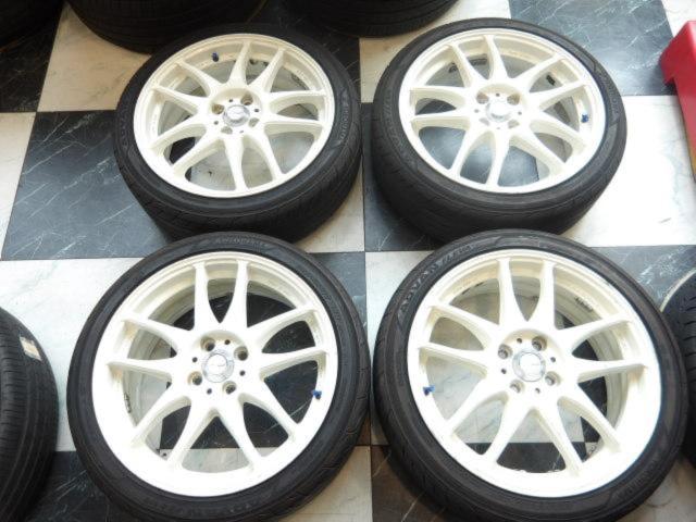 WORK(ワーク) EMOTION(エモーション) CR kiwami (4HOLE)  + YOKOHAMA(ヨコハマ) ADVAN FLEVA V701