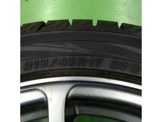 *2 tires only* YOKOHAMA iceGUARD
iG70
215 / 45R17