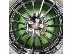 【SUBARU】STI ブラックホイール+【DUNLOP】SYNCHRO WEATER 225/55R18