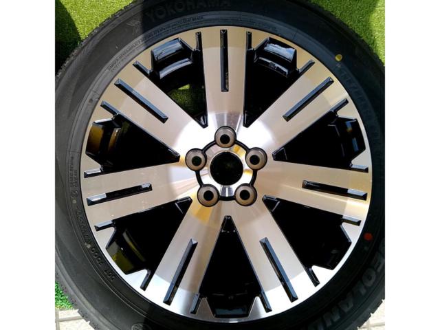 【三菱純正】 デリカD5純正ホイール+【YOKOHAMA】GEOLANDAR SUV  G055