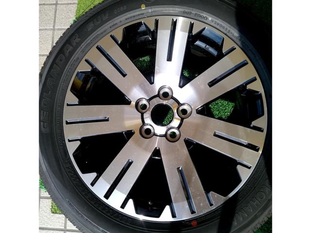 【三菱純正】 デリカD5純正ホイール+【YOKOHAMA】GEOLANDAR SUV  G055