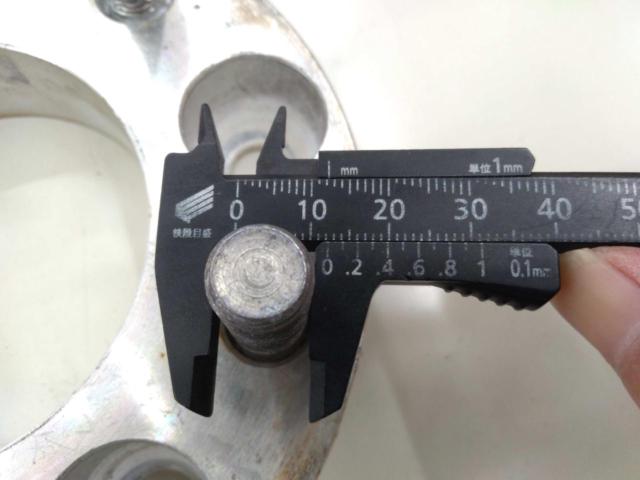 【114.3-5H M12×P1.5】メーカー不明ワイドトレッドスペーサー 25mm