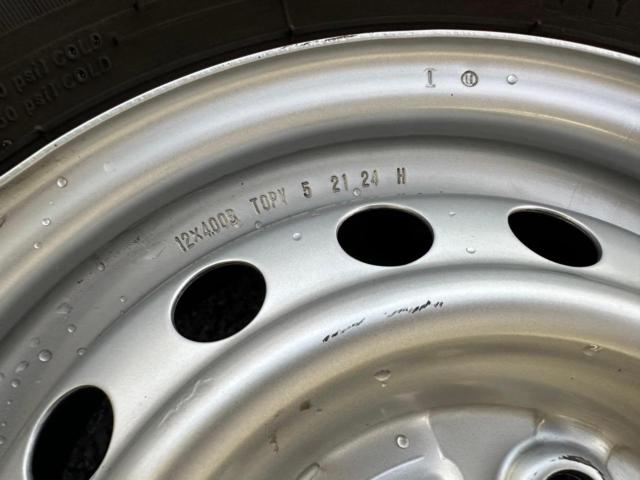 【ダイハツ純正】 ハイゼット純正スチール+【YOKOHAMA】SUPER VAN 355