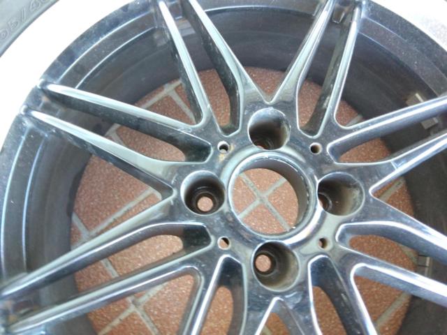 Unknown Manufacturer
Polished rim
Double 8-spoke
Wheel only four