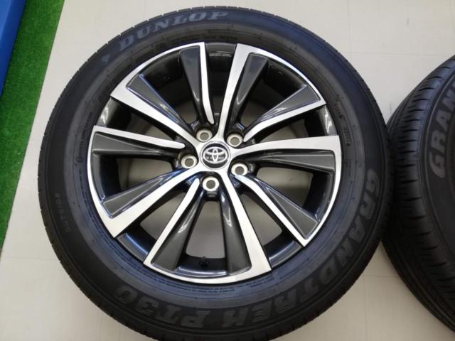 大幅値下げ!【トヨタ純正】80系ハリアー Gグレード 純正ホイール + 【DUNLOP】GRANDTREK PT30 225/60R18
