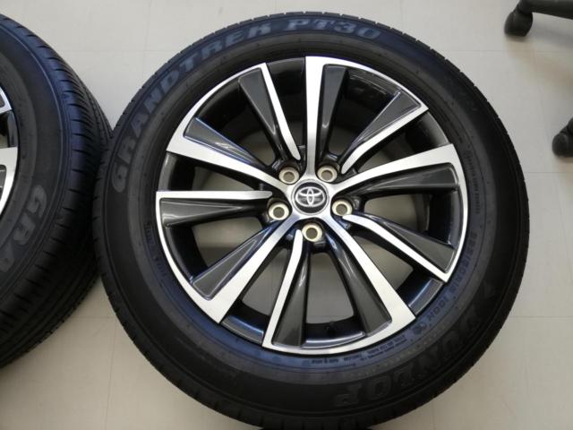 大幅値下げ!【トヨタ純正】80系ハリアー Gグレード 純正ホイール + 【DUNLOP】GRANDTREK PT30 225/60R18