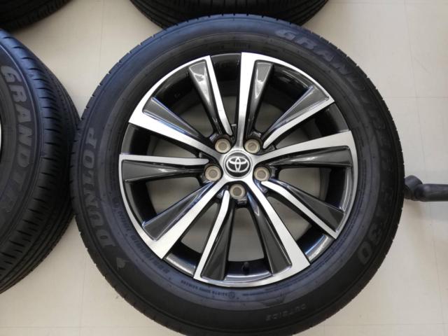 大幅値下げ!【トヨタ純正】80系ハリアー Gグレード 純正ホイール + 【DUNLOP】GRANDTREK PT30 225/60R18