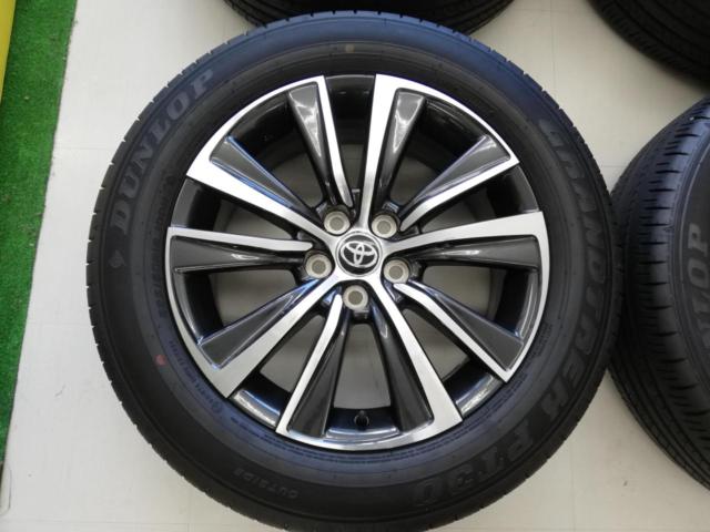 大幅値下げ!【トヨタ純正】80系ハリアー Gグレード 純正ホイール + 【DUNLOP】GRANDTREK PT30 225/60R18