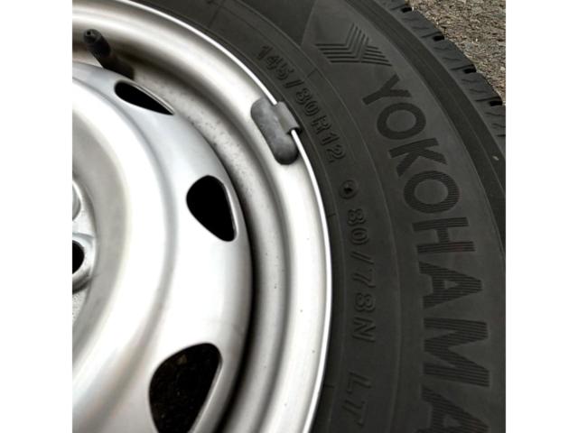 For mini trucks/mini vans!
Manufacturer unknown
Steel multi-wheel + YOKOHAMA
ICE
GUARD
iG91