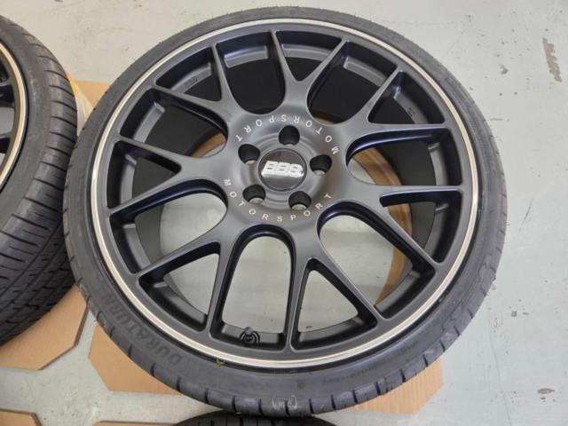 ☆未使用セット!!☆BBS(ビービーエス) GERMANY(ジャーマニー) CH-R 142 サテンブラック + DURATURN MOZZO SPORT 225/35R20