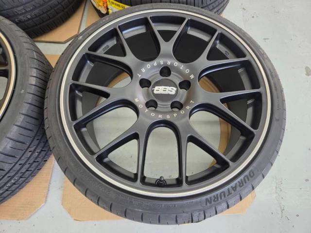 ☆未使用セット!!☆BBS(ビービーエス) GERMANY(ジャーマニー) CH-R 142 サテンブラック + DURATURN MOZZO SPORT 225/35R20