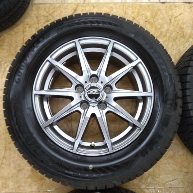 【A-TECH(エーテック)】SCHNEIDER(シュナイダー) 10本スポーク+【GOODYEAR】ICE NAVI8
