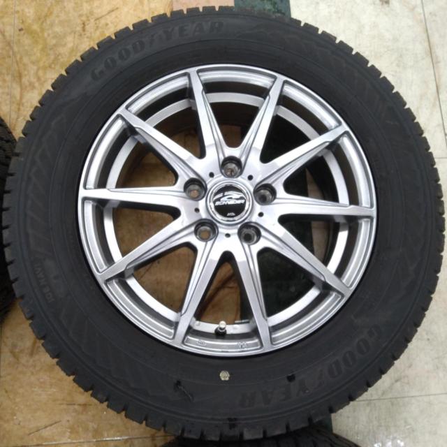 【A-TECH(エーテック)】SCHNEIDER(シュナイダー) 10本スポーク+【GOODYEAR】ICE NAVI8