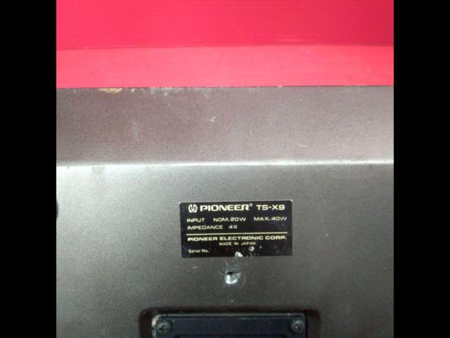 Defective PIONEER TS-X8
Lonesome Cowboy
Standing speaker