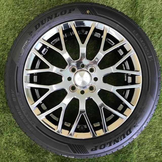 ☆試着無料!!☆無限 XJ + DUNLOP LE MANSⅤ+ 185/55R16 2026年製造