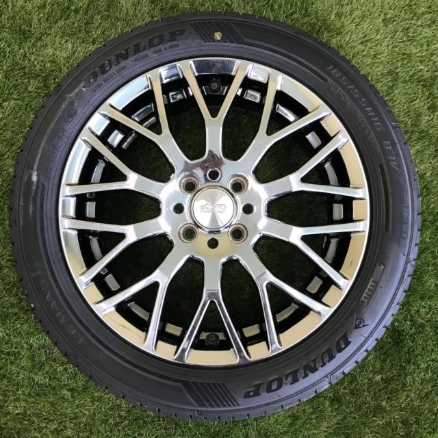 ☆試着無料!!☆無限 XJ + DUNLOP LE MANSⅤ+ 185/55R16 2026年製造
