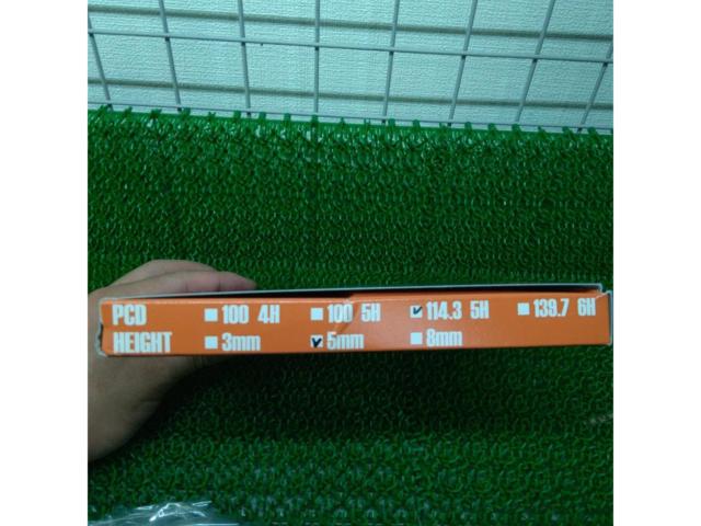 【MAQs】ホイールスペーサー 5mm/114.3-5H 2枚