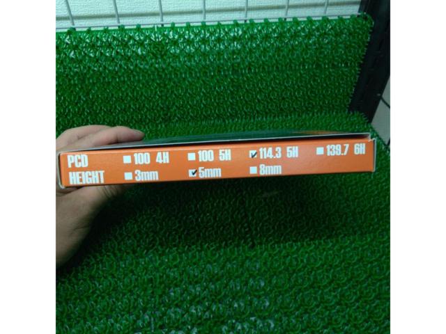 【MAQs】ホイールスペーサー 5mm/114.3-5H 2枚
