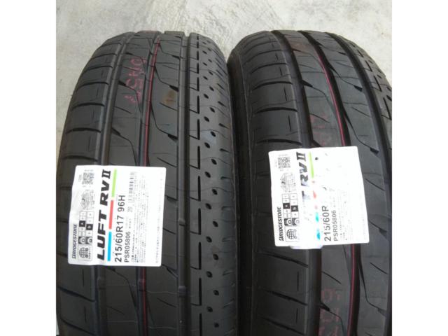 タイヤのみ【BRIDGESTONE】LUFT RV2  215/60R17 4本セット