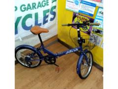 EFFICIELT RAQCY 20インチ 外装6段 折り畳み自転車 ネイビー