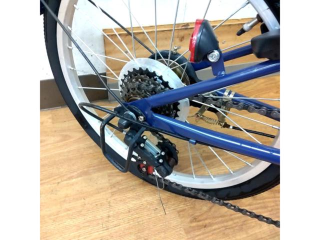EFFICIELT RAQCY 20インチ 外装6段 折り畳み自転車 ネイビー