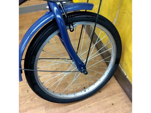 EFFICIELT RAQCY 20インチ 外装6段 折り畳み自転車 ネイビー