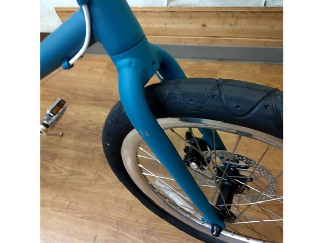 RITEWAY GLACIER 20インチ 外装8段変速 ミニベロバイク マットブルー