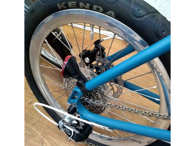 RITEWAY GLACIER 20インチ 外装8段変速 ミニベロバイク マットブルー