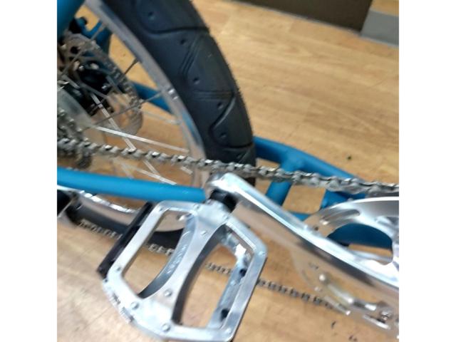 RITEWAY GLACIER 20インチ 外装8段変速 ミニベロバイク マットブルー