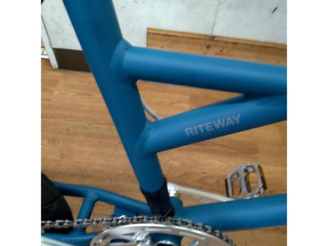RITEWAY GLACIER 20インチ 外装8段変速 ミニベロバイク マットブルー
