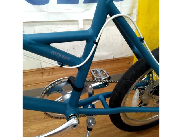 RITEWAY GLACIER 20インチ 外装8段変速 ミニベロバイク マットブルー