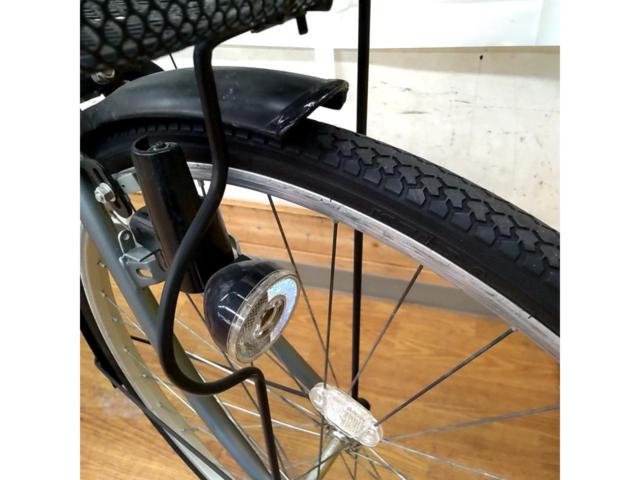 コーナン SOUTHERNPORT 27インチ シングルギア シティサイクル グレー