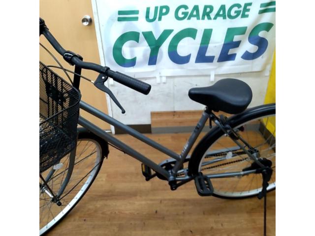 コーナン SOUTHERNPORT 27インチ シングルギア シティサイクル グレー