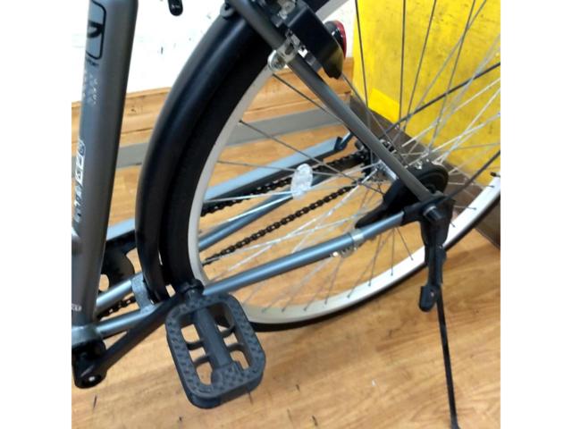 コーナン SOUTHERNPORT 27インチ シングルギア シティサイクル グレー