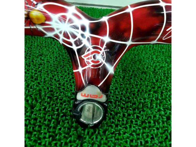 幅380mm Cinelli RAM2 カーボンドロップハンドル ブラック/レッド