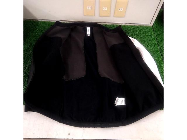 サイズ:MENS S PEARL IZUMI (印字ありませんが3500-BLシリーズ?) 裏起毛サイクルジャケット ホワイト/ブラック