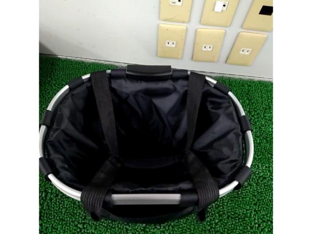 メーカー不明 脱着式前カゴ&アタッチメント ブラック