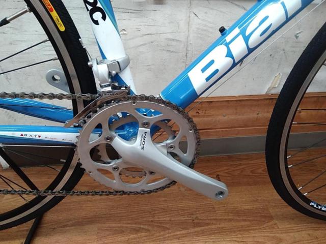 BIANCHI VIA NIRONE7  2010年頃モデル 700×23C 2×9S アルミロードバイク ブルー